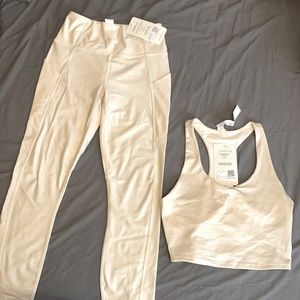 Fabletics oasis shine high-waisted set